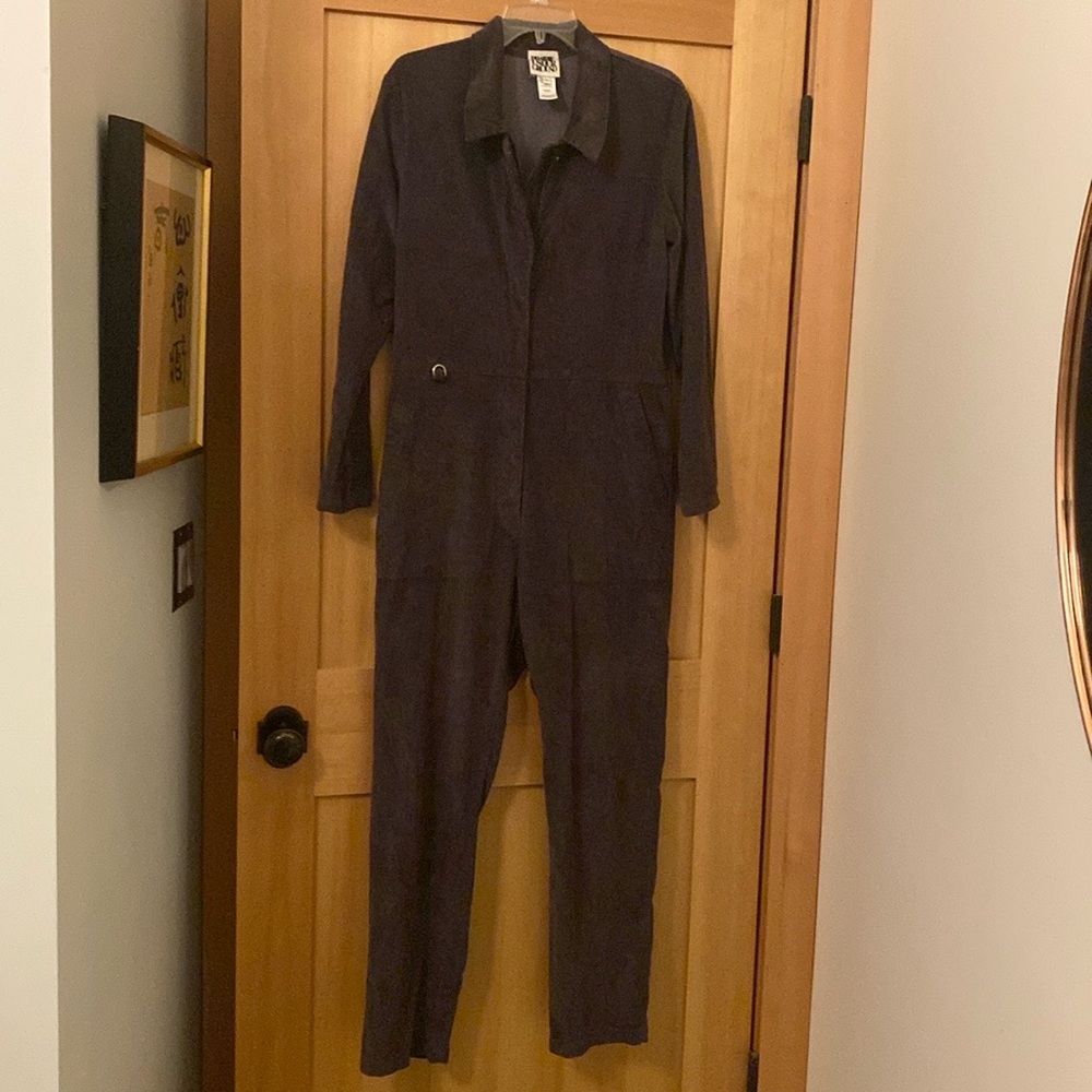 Prairie underground corduroy Boilersuit. Dark gray color. Size large.